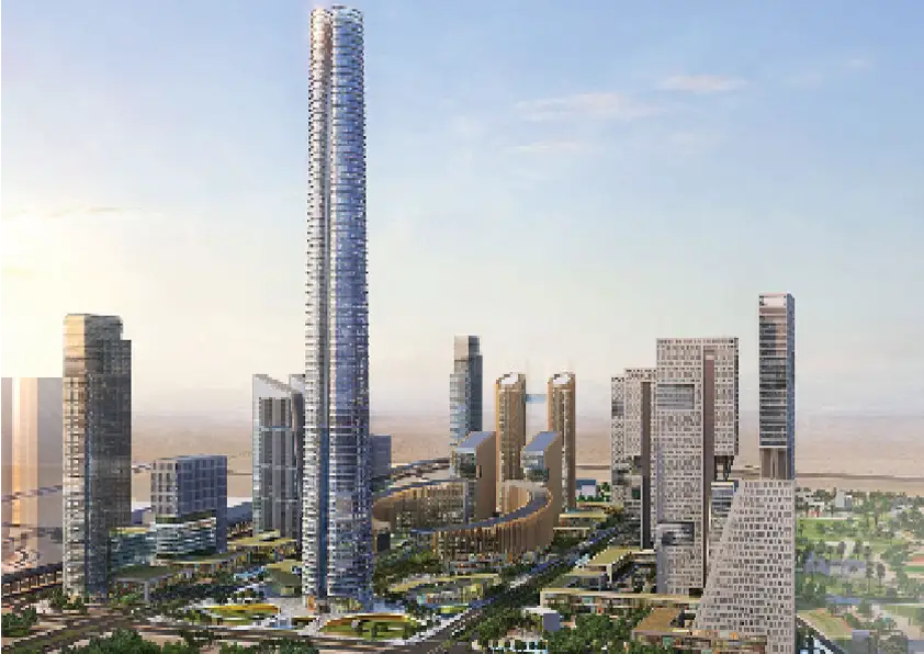 Central Business District Egypt project rendering