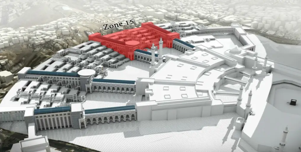 Rendering of the Makkah Haram Expansion Services Building